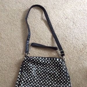 Black Shoulder Bag with Bling!